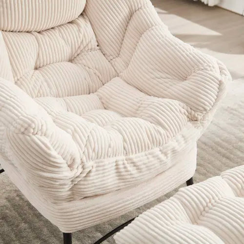 Aura Spinal™ — Ergonomic Posture-Support Reading Chair & Ottoman Set