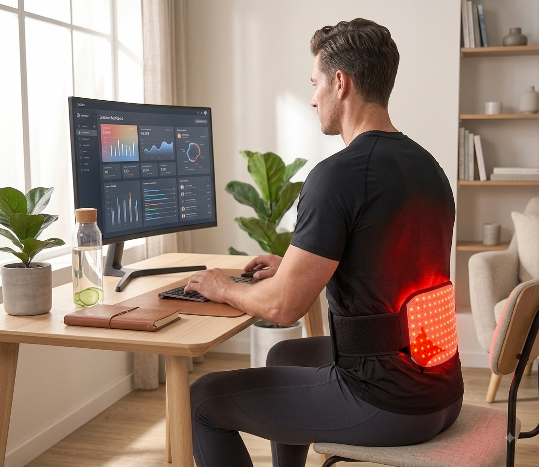 Aura Spinal™ — Restorative Infrared & Red Light Lumbar Wellness Belt