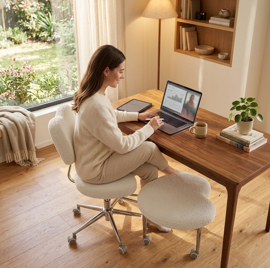 Aura Spinal™ Active-Postural Cross-Legged Desk Chair