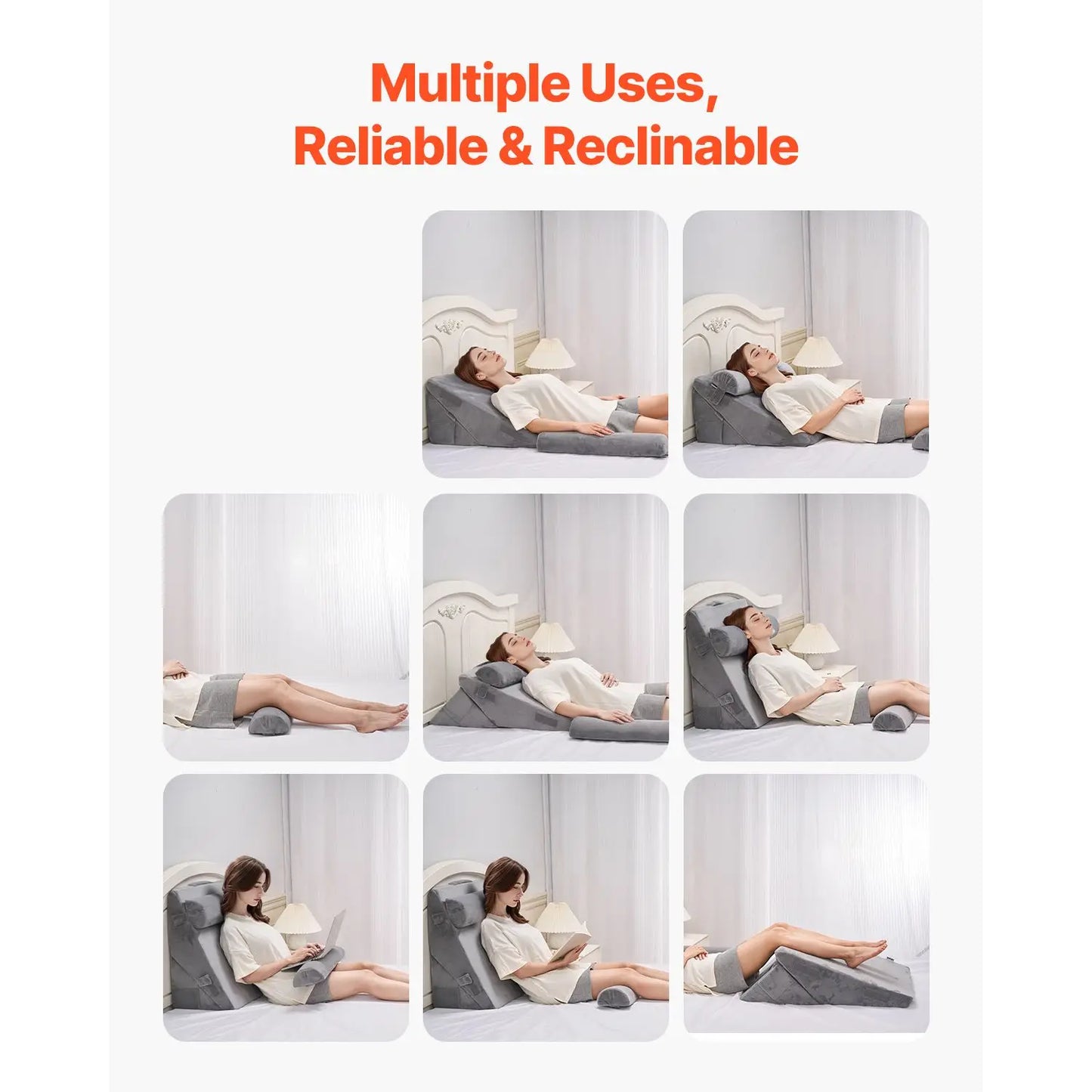 Aura Spinal™ — Zero-Gravity Bed Posture Support System (4-Piece Set)