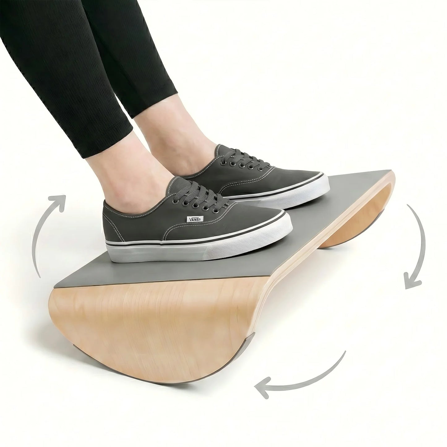 Aura Spinal™ — Active Posture-Support Bentwood Ergonomic Footrest