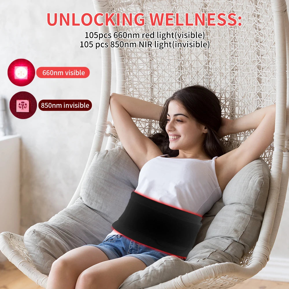 Aura Spinal™ — Restorative Infrared & Red Light Lumbar Wellness Belt